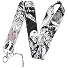 Junji Ito Tomie Uzumaki Japanese Horror Manga 17.7" Neck Lanyard Keychain Holder ID Badge Mobile Phone Pin Strap