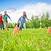 LIHAO 24 Stück Party Wurfspiele Bohnensäckchen Ringen Spiel Sitzsack Werfen Bunt für Kinder Erwachsenen