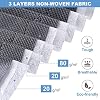Lifewit 3 Stück 90L Große Aufbewahrungstasche Schrank Organizer Set, Faltbar Kleideraufbewahrung mit verstärkt Griff, stabilem Reißverschluss für Kleidung, Bettwäsche, Bettdecken, Steppdecke, Kissen #3