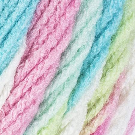 Image of Red Heart With Love Yarn, Stripe - Candy Stripe