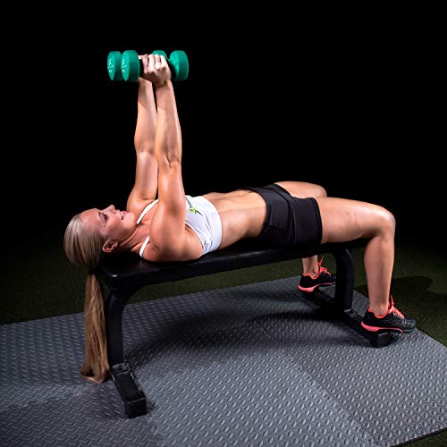 Prosourcefit Set Of 2 Neoprene Dumbbell Coated For Non-Slip Grip, Green - 9Lb #TOP6