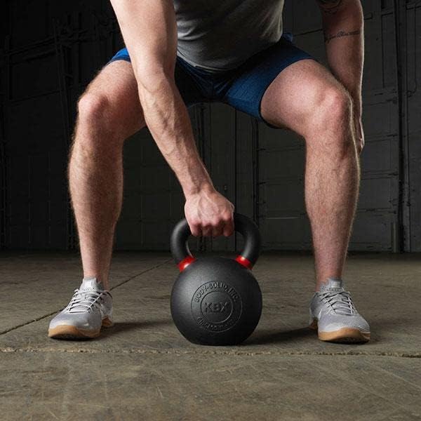 (KBX18KG) Premium Training Kettlebell 18KG, 40LB, Light Purple Band