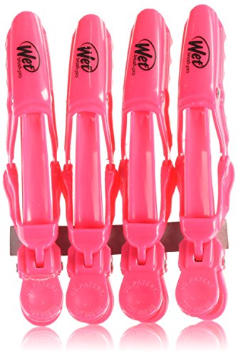 The Wet Brush 4 Pack Pro Select Wet Big Mouth Clips Punchy Pink