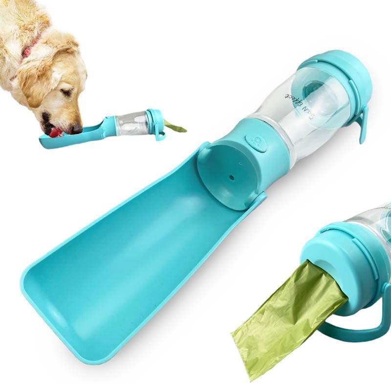 Pet Supplies 2 in 1 Portable Pet Water Drinking Cup Dispenser with