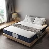 TEENO Matelas en Ressorts Mousse polyuréthane et 22CM mémoire de Forme (140x190x22cm)