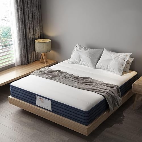 TEENO Matelas en Ressorts Mousse polyuréthane et 22CM mémoire de Forme (140x190x22cm)