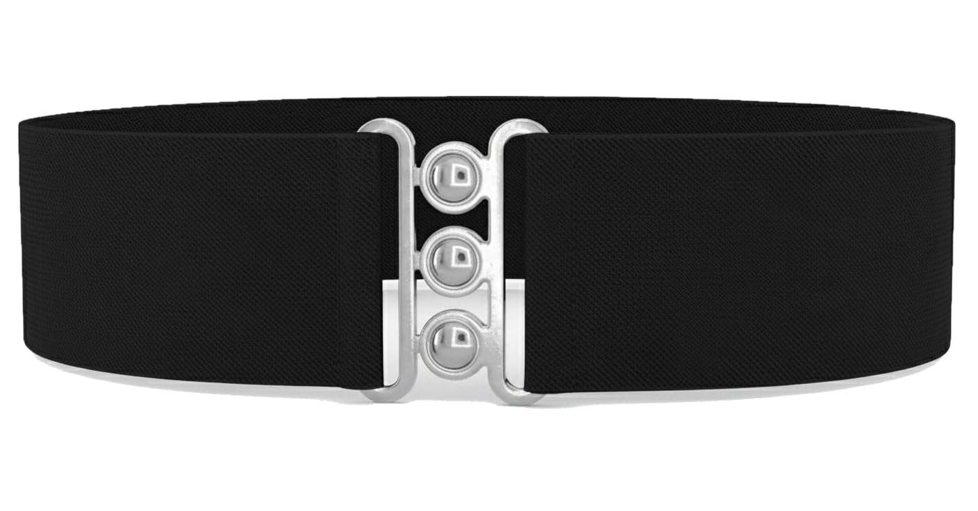 Van Der Rich ® - Breiter elastischer Gürtel mit Schnalle 7,5 cm - Damen