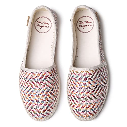 ALMA-MS - Women's raffia espadrille flat espadrilles3