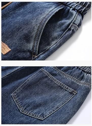 Men's Baggy Jeans Classic Drawstring Loose Straight Pants College Students Daily Versatile Pants3