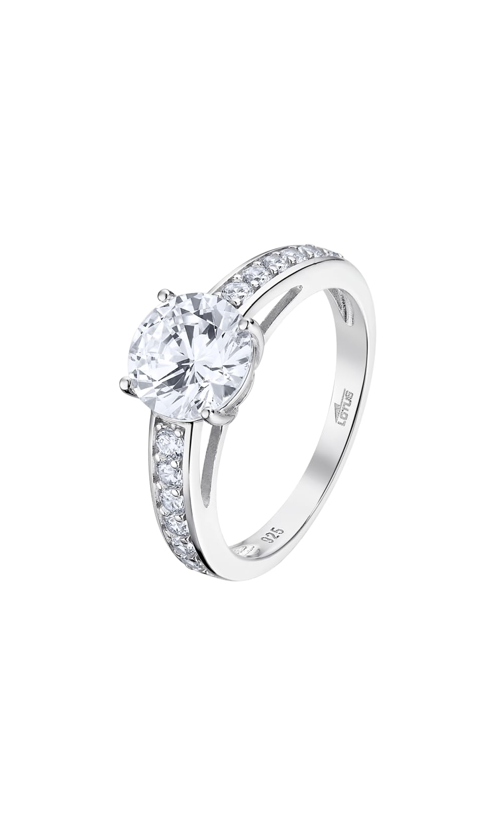 LOTUS SILVER Anello Argento Donna Argento 925 | Fidanzamento, Proposta, Fede, Promessa, Con Zirconi, Anelli Donna LP3507-3/112