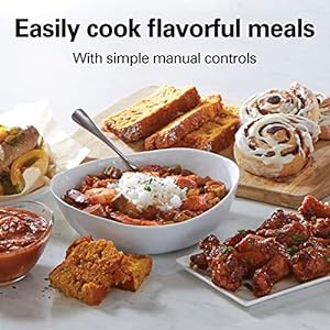 Hamilton Beach 4-Quart Slow Cooker with 3 Cooking Settings, Dishwasher-Safe Stoneware Crock & Glass Lid, Stainless Steel (33140G) Hamilton Beach 4 Quart Slow Cooker with 3 Cooking Settings Dishwasher Safe Stoneware Crock Glass Lid Stainless Steel 33140G