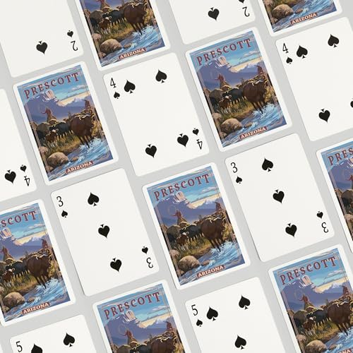 Baraja de Poker Prescott Arizona 52 Cartas Tamaño Póker miniatura 4