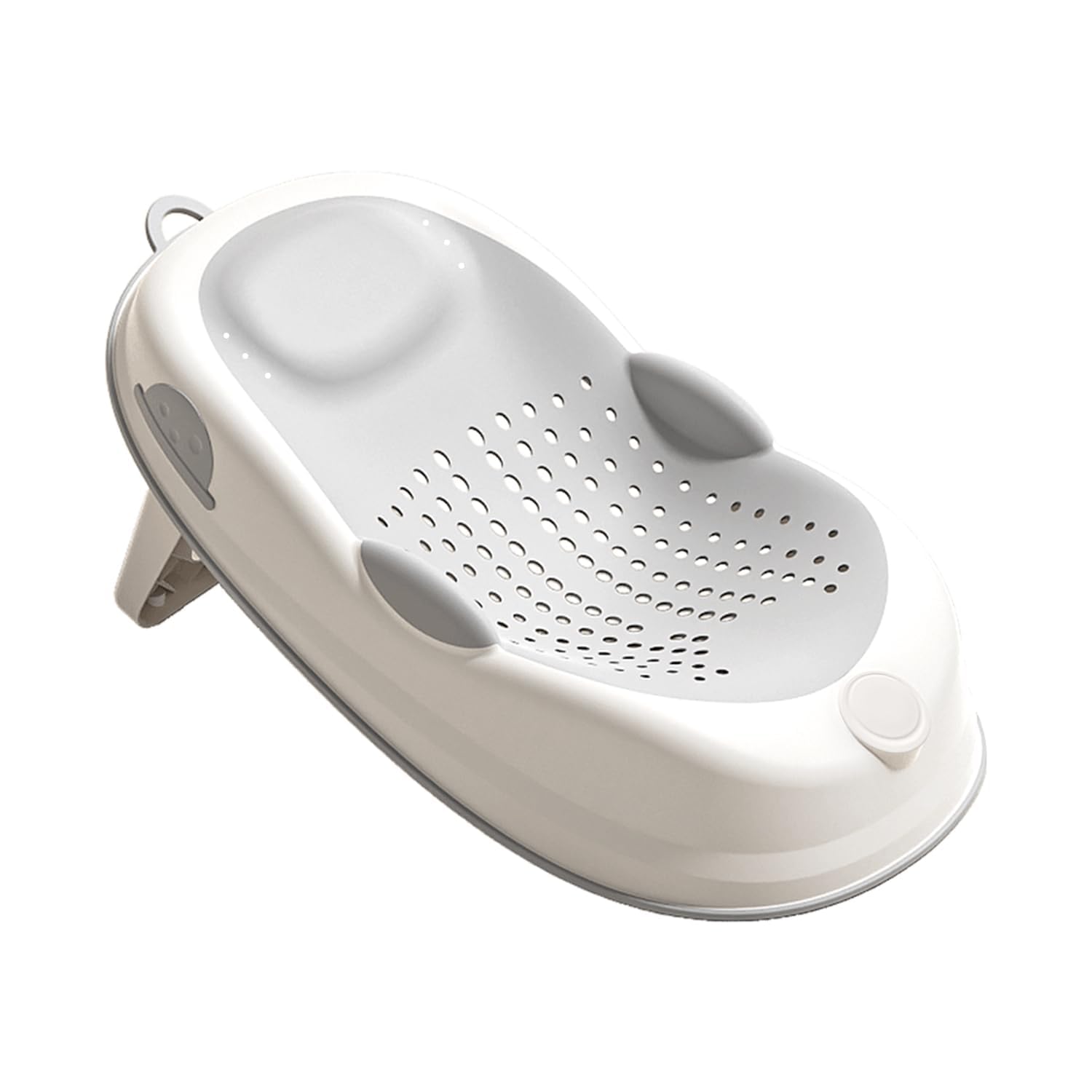 Baby Bath Support, Foldable Baby Bath Seat with Integrated Headrest, Suitable for Newborn