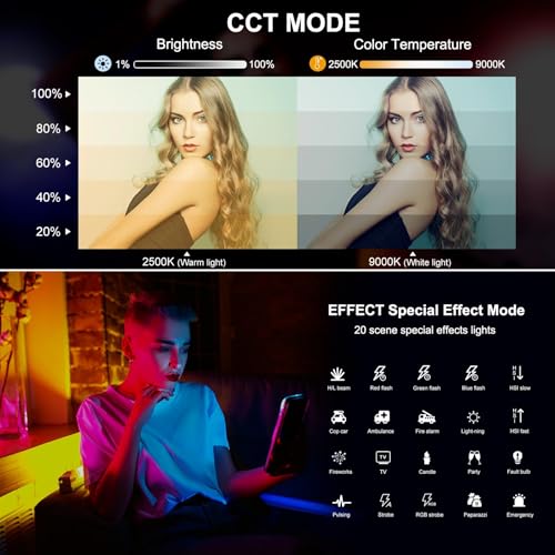Image of PULUZ Photography Lighting, 360 Magnetic Handheld Light Wand with 2000mAh Rechargeable Battery, 2500-9000K Dimmable Tube Light for Camera, Studio Photography, TikTok, YouTube, Vlog (17cm /6.7 in)
