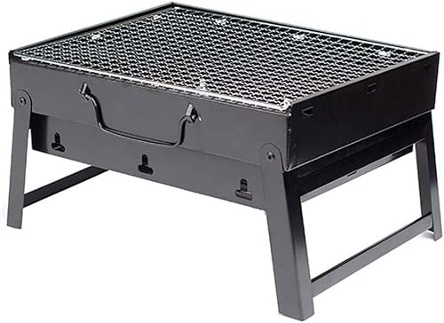 Barbacoa Parrilla de carbón Parrilla de barbacoa Parrilla plegable portátil de carbón Kabob estufa Camping al aire libre Parrilla de barbacoa