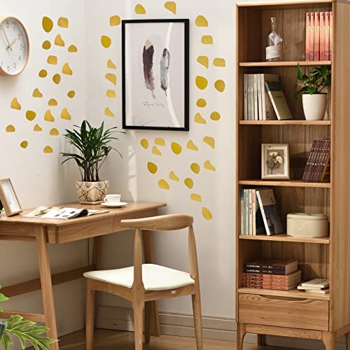 500 Pcs Gold Wall Decals,Irregular Polka Dots Wall Sticker Boho Wall Decals Modern Minimalist Geometric Wall Stickers Removable Peel And Stick Wall Stickers For Nursery Bedroom Living Room Decor #TOP6