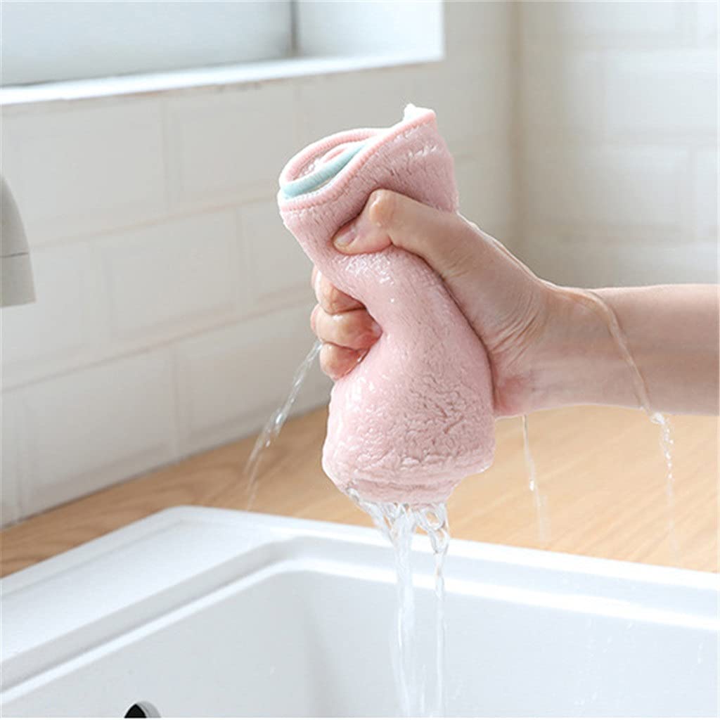 Serviette de Cuisine en Fibres Fines pour ménage | 3 pièces, Chiffon de Nettoyage épaissi Absorbant, Serviette de Cuisine pour comptoir
