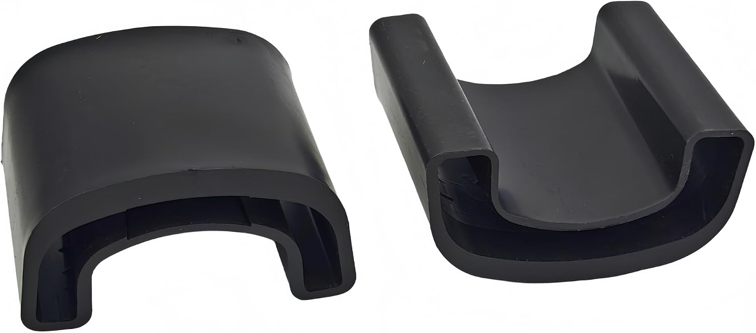 Rear Spring Insulator Bushing & Leaf Spring Seat Cushion - 4PCS, Compatible with Ford F250 F350 F450 F550 Super Duty 1988-2025, Replaces E8TA-5A978-AA, E8TZ5A978A