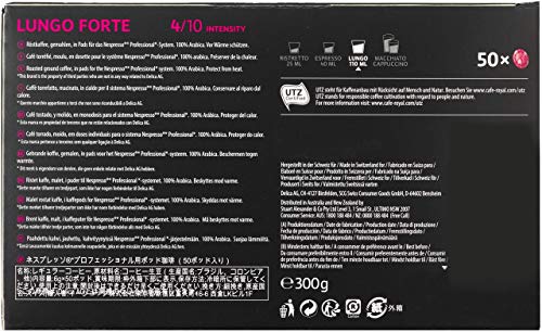 Café Royal Lungo Forte 50 Dosettes de Café Compatibles avec Nespresso (R)* Business Solutions (R)*, Intensité 5/10, 300 g - Image 4