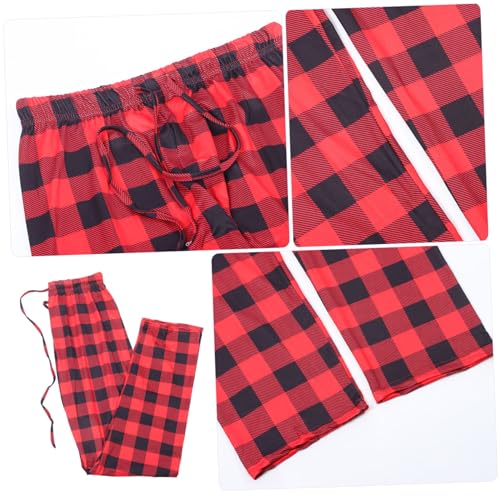 OFFSCH Calças Lounge Femininas Calças De Pijama Xadrez Calças De Dormir Calças De Estilo Casual Calç