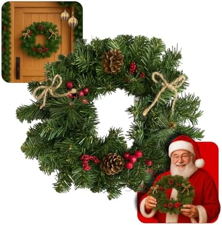 Guirlanda Natalina - Enfeite de Natal - Decoração Natalina Pinha ...