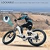 Electric Bike for Adults, 750W BAFANG Motor 48V 15Ah Removable Battery 26" Fat Tire Ebike 28+MPH Snow Beach Mountain Bike Shimano 7-Speed Electric Bicycle, Cruise Control, Suspension Fork #3