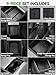 9PCS Center Console Organizer Tray for 2024 2025 2026 Tesla Model 3 Accessories, Armrest Hidden Storage Box Cup Holder Charger Pad for Tesla Model 3 Highland