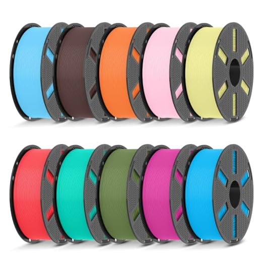 ⚡ JAYO PLA 3D Printer Filament Bundle 1.75mm, 1.1kg, 10-Pack