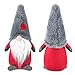 ERKOON 12 Inch Christmas Swedish Santa Gnome Plush Handmade Scandinavian Tomte Santa Nisse Nordic Plush Elf Dwarf for Home Table Ornaments Christmas Santa Decoration