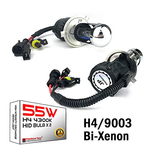 H4 9003 55W Bi-Xenon Dual Beams Heavy Duty HID Xenon Replacement Bulbs 12V 24V (H4/9003(they are same), 4300K OEM Light Yellow) H4 9003 55W Bi-Xenon Dual Beams Heavy Duty HID Xenon Replacement Bulbs 12V 24V (H4/9003(they are same), 4300K OEM Light Yellow)