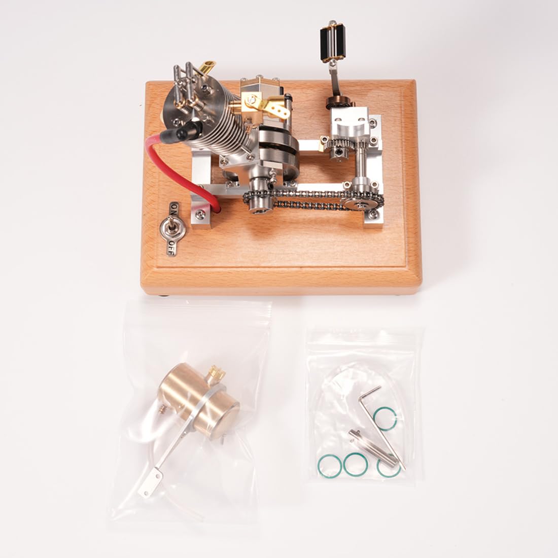 Amazon.com: Engine Model Kit, Mini Engine Kit, Air-Cooled 4 Stroke