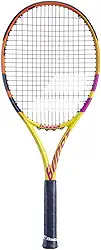 Raquete de Tênis Babolat Aero Boost Rafa - Amarelo/Roxo