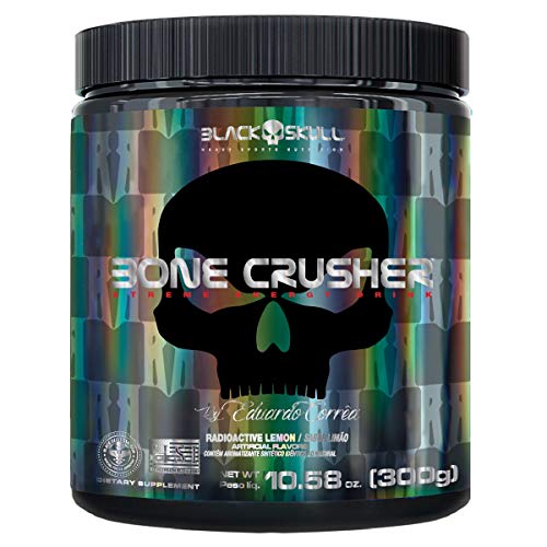 Bone Crusher (300G) - Sabor Radioactive Lemon, Black Skull