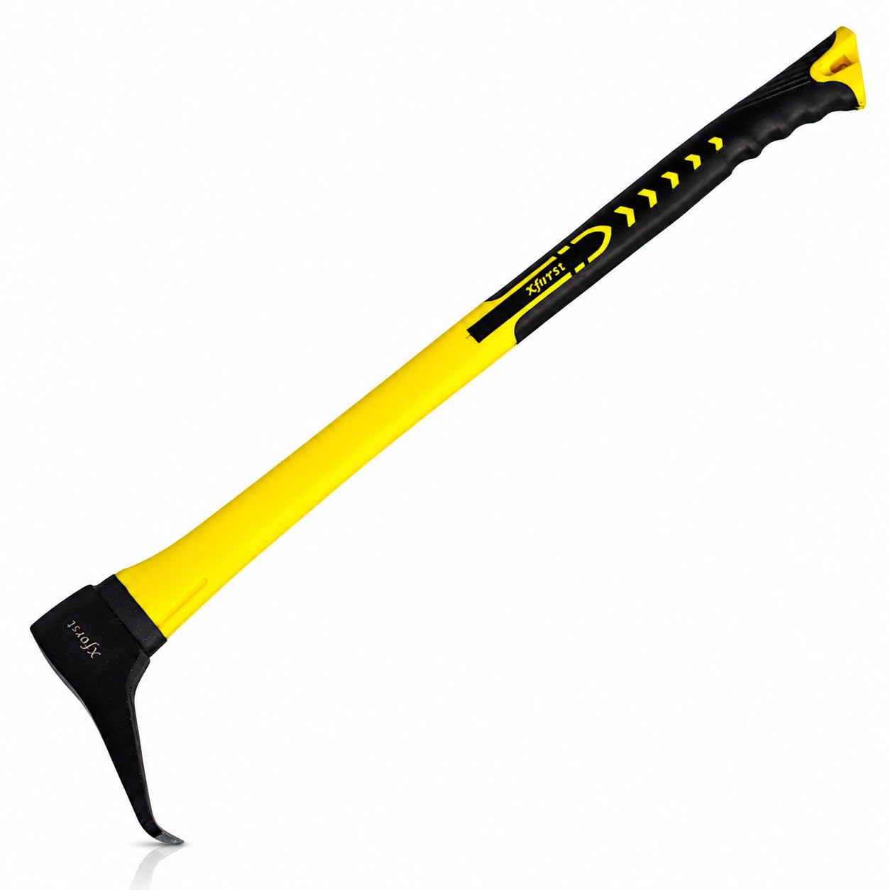 Xforst Sapie à Main 70 cm Long Manche Bûcheron – Sappie Forestier Tête 1,36 kg Acier Carbone Forgé, Manche Fibre Verre Antidérapant, Levier d'Abattage pour Bûches Lourdes & Troncs – X-P55FL