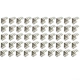 Photovoltaik-Wasserführungsclip, 50 Stück, Edelstahl, Wasserführungs-Clips für Solarzellen, selbstreinigend, für verschiedene Installationsmethoden (33 mm)