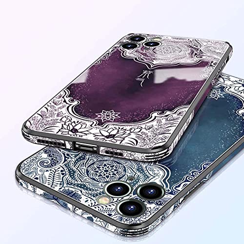 Cubierta trasera de vidrio templado resistente para iPhone 11 con bordes rectos anticaídas 2
