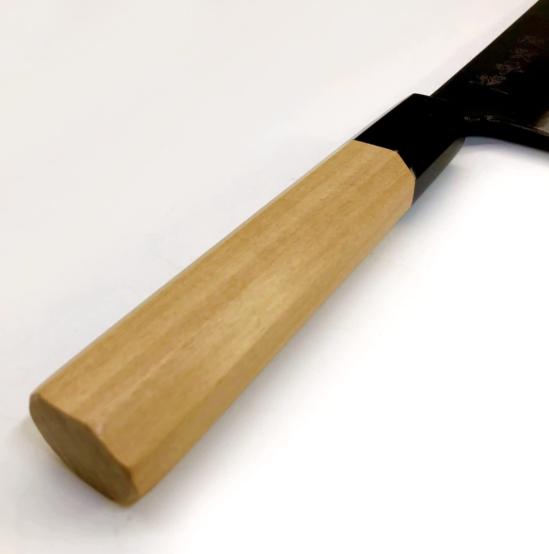 Amazon | 越前数馬作 本職用菜切庖丁 撥雲尋道 黒打梨地 青二鋼 165mm