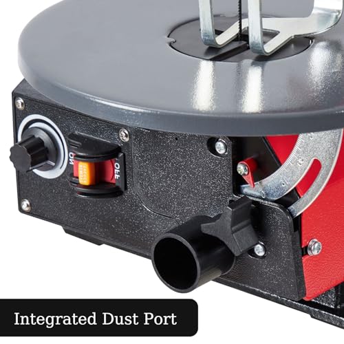 16-Inch Variable Speed Scroll Saw With Extra-Large Adjustable Tilting Work Table and Led Work Light - Perfect for Woodworking