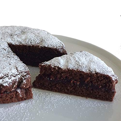 Torta Caprese | Dolce Tipico di Capri | Sottozero | 1.5 Kg | Cacao Mandorle Nocciole | Alta Qualità Artigianale | Eccellenza della Campania | Idea Regalo