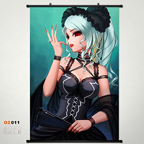 Home Decor Anime Overlord Shalltear Wall Scroll Poster Fabric Painting 23.635.4 inch b2 11
