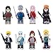 YooFit 8 PCS Naruto Figuren Pop Naruto Figur Naruto Set kleine Figuren in Form von Naruto Figuren Anime Figur Sammlerstück Spielzeug 1,77 Zoll hoch
