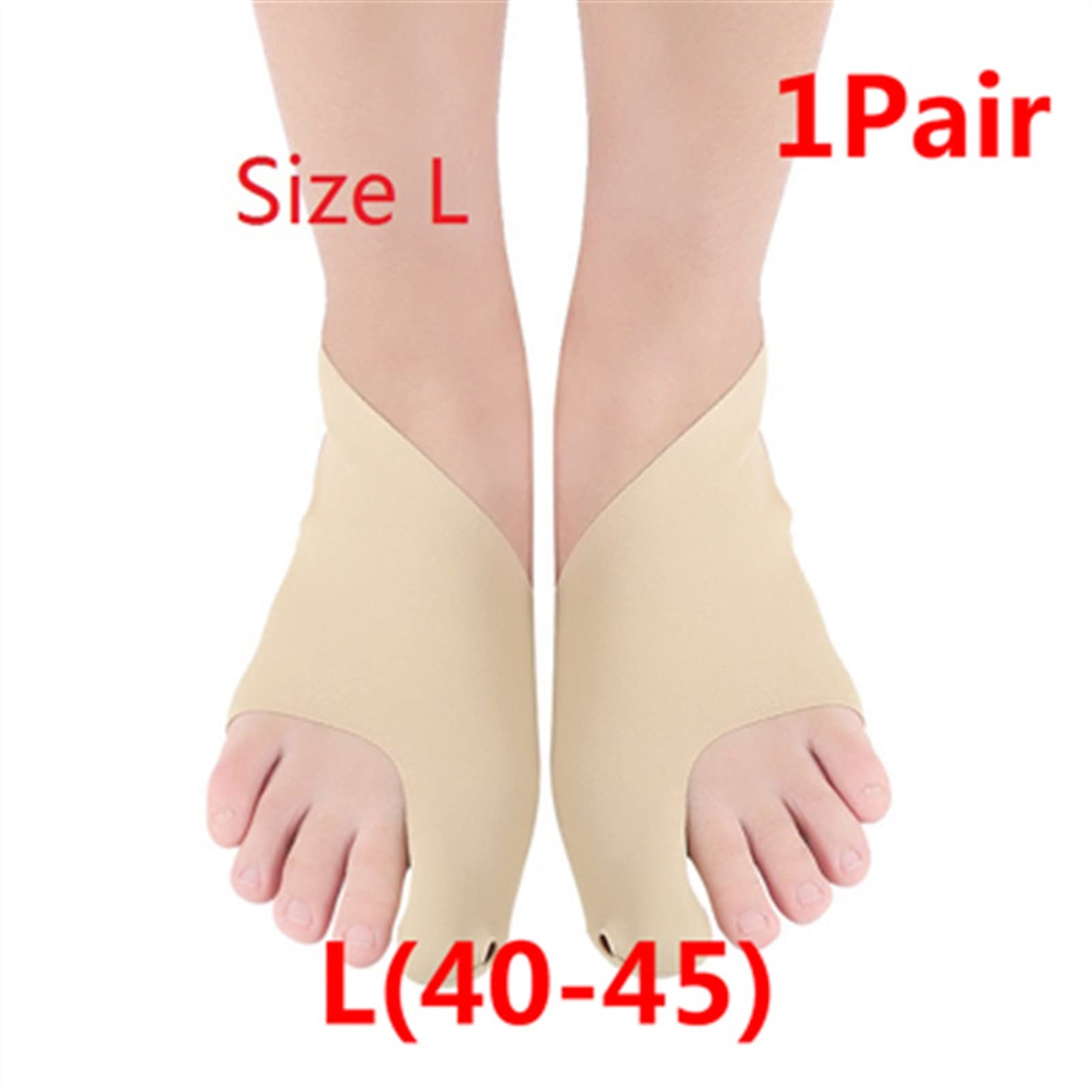 Paar Zehenspreizer, orthopädische Fuß-Bunion-Schienen, Korrektur-Pediküre-Socken, Hallux-Valgus-Stretcher, Hosenträger, Ballen-Korrektor-Glätteisen (S)