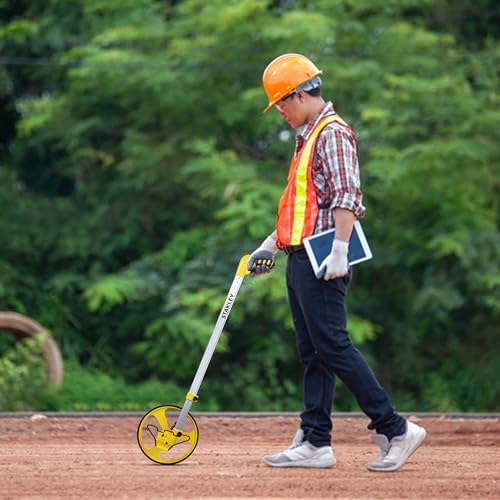 Stanley Messrad MW40M, 318mm Raddurchmesser, analoges 5-stelliges Zählwerk, Metallfaltstiel mit Gummi-Handgriff 1-77-174