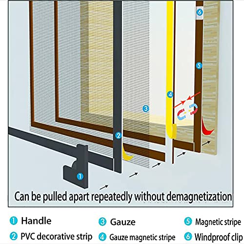 Cornice Magnetica per Zanzariera 50x70cm, Facile