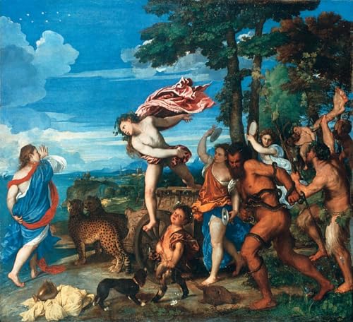 Affiches et Impressions Bacchus et Ariane Tiziano pour Sublimer un Grand Mur Vide