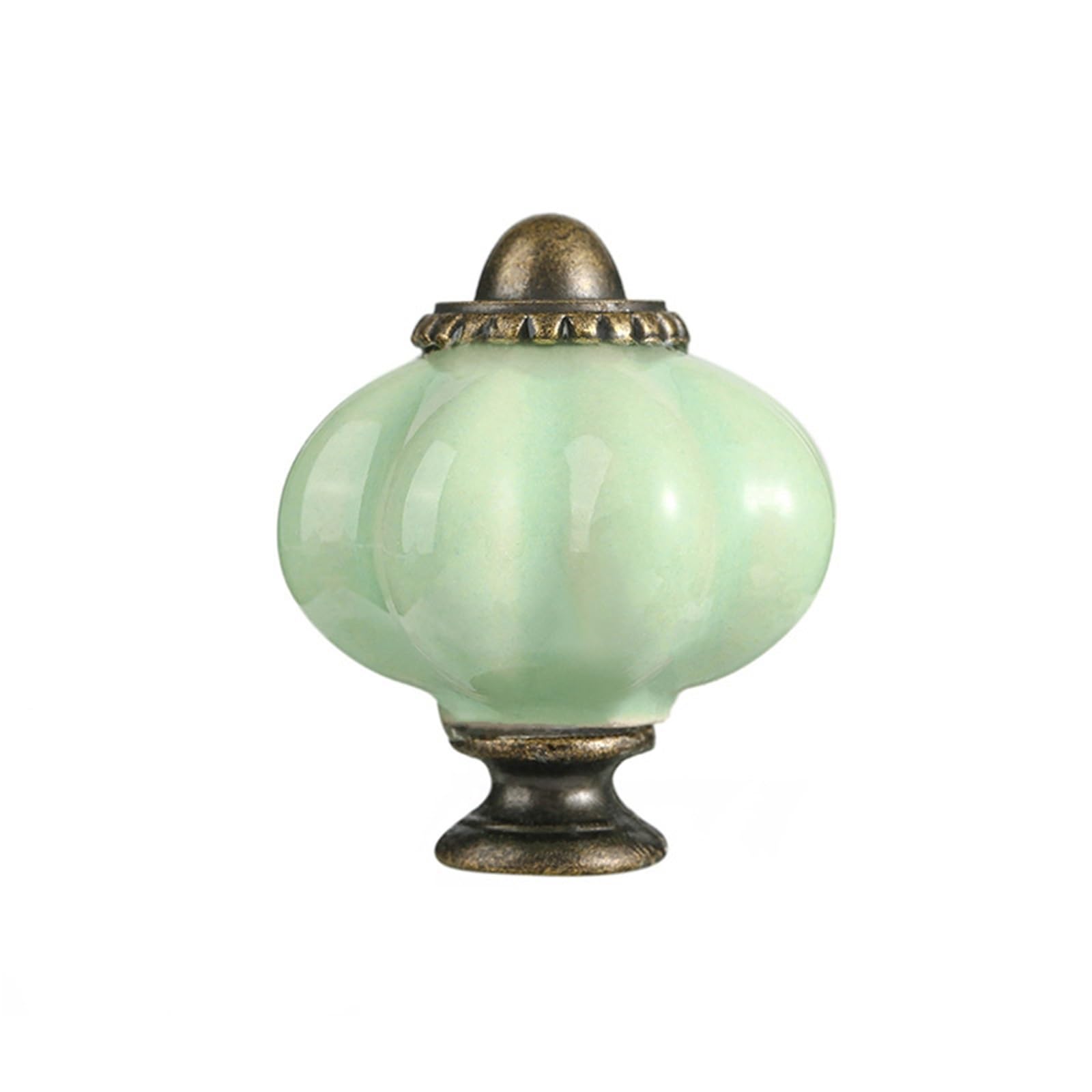 Cidegoo 6PCS Ceramic Cabinet Knobs Kitchen Pulls Dresser Door Handles
