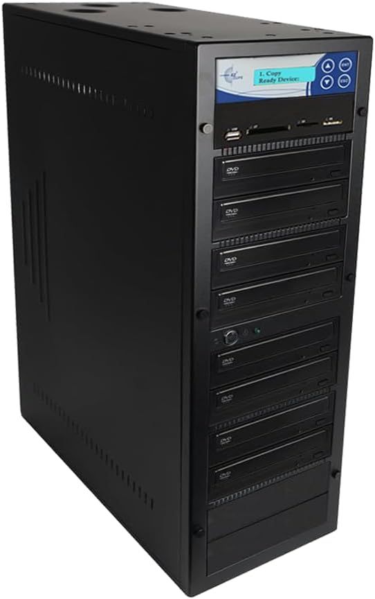 Spartan M907-SSP Media Mirror Duplicator (1-7 Burners) with MS/CF/SD/USB