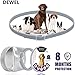 DEWEL Collar Antiparasitario,Collar Antiparasitario Perros Impermeable Tamaño Ajustable de 63cm para Contrar...