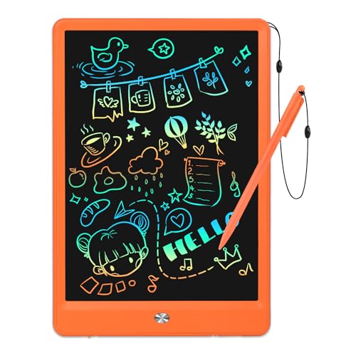 Image of EooCoo Kids LCD Writing Tablet, Mess Free Coloring Travel Toys for Toddler | 10 Inch Drawing Pad for Kids, Educational Toys Gifts for 3-8 Years Old Girls, Travel Games