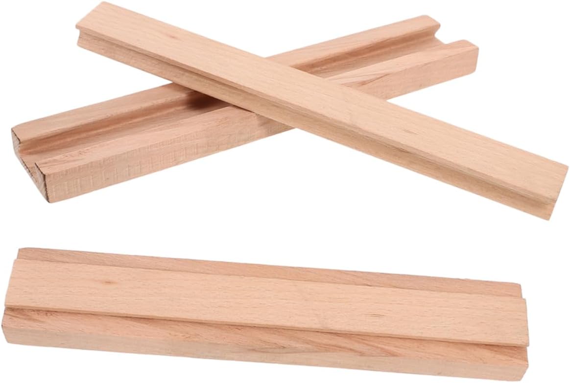 2pcs Solid Wood Drawer Slides Dresser Drawer Guide Rails for Undermount Rails Smooth Operation Easy DIY Installation Home Renovation Kit